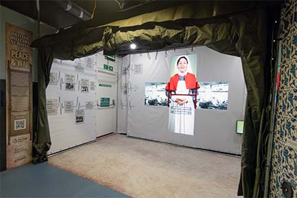 British Military Nursing in Peace and War exhibit at the Florence Nightingale Museum
