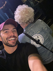 nurse Blake with Friends of FNM jacket